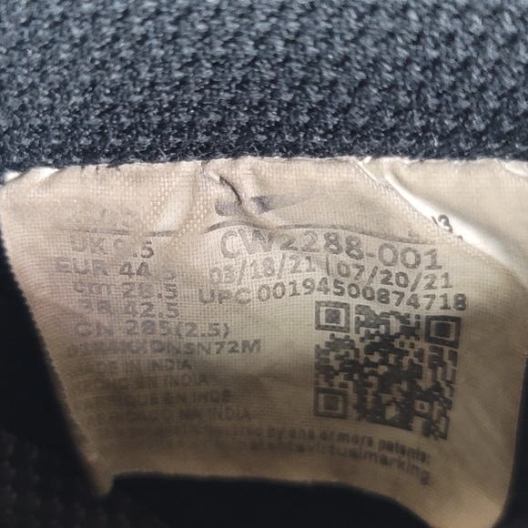 Nike All-Black Air Force 1 '07 Sneakers - Picture 7 of 11